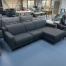 Recliner sofa with right chaise