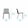 Emu Alisea dining chair dimensions