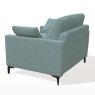 Fama Scala M armchair with L arms - back view