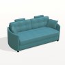 Fama Bolero 4 seater leather sofabed king size with R arms