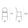 Emu Ronda 128 barstool dimensions