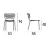 Emu Mom 639 dining chairs dimensions