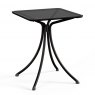 Emu Combo square table - mesh top 1800 in black 24