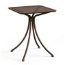 Emu Combo square table - mesh top 1800 in indian brown 41