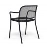 Emu metal dining armchair