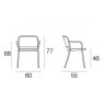 Emu Cafe 557 dining armchair