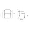 Emu Emu Cafe 558 lounge armchair (set of 2)