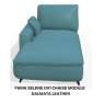 Fama Selene GV1 chaise module - dalmata leather