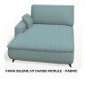 Fama Selene JV1 chaise module - fabric