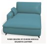 Fama Selene JV1 chaise module - dalmata leather