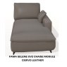 Fama Selene JV2 chaise module - ciervo leather