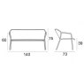 Emu Darwin 527 sofa dimensions