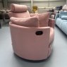 Manual swivel round recliner