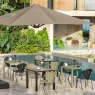 Strong commercial outdoor dining tables