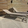 Commercial Nardi Atlantico outdoor sun loungers tortora
