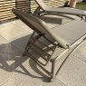 Nardi Atlantico outdoor sun loungers taupe with mesh