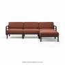 Maximo 4 with footstool - Terra cannella sunbrella