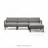 Maximo 4 with footstool - Terra lava sunbrella