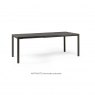 Nardi Tevere laminate 147 extending dining table - antracite