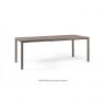 Nardi Tevere laminate 147 extending dining table - tortora