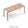 Nardi Doga bench - cappuccino