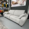 Fama Babylon ex-display 2 seater power reclining sofa with Babylon arms